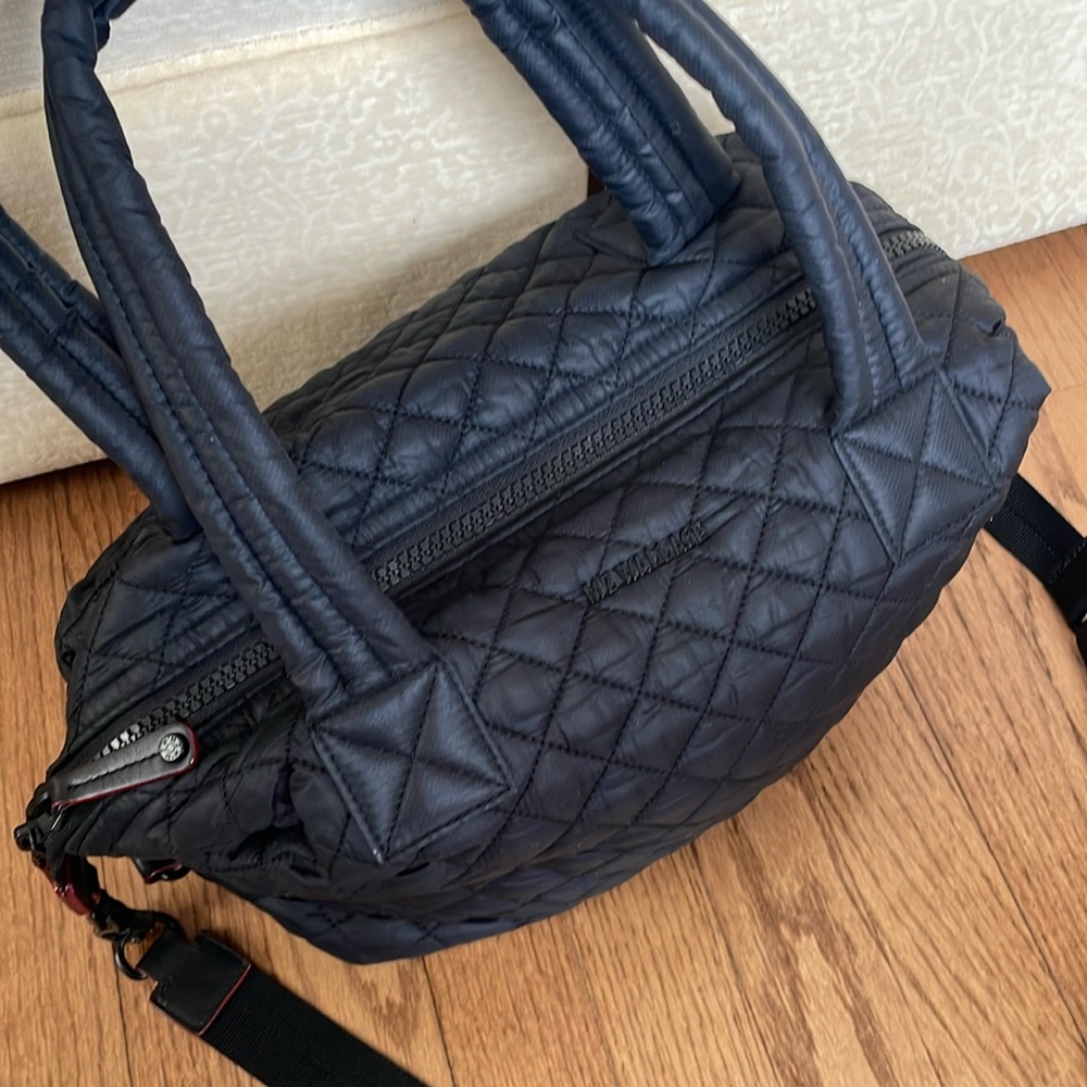 MZ Wallace Sutton Medium Tote Crossbody Black EUC
